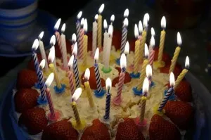 świeczki urodzinowe